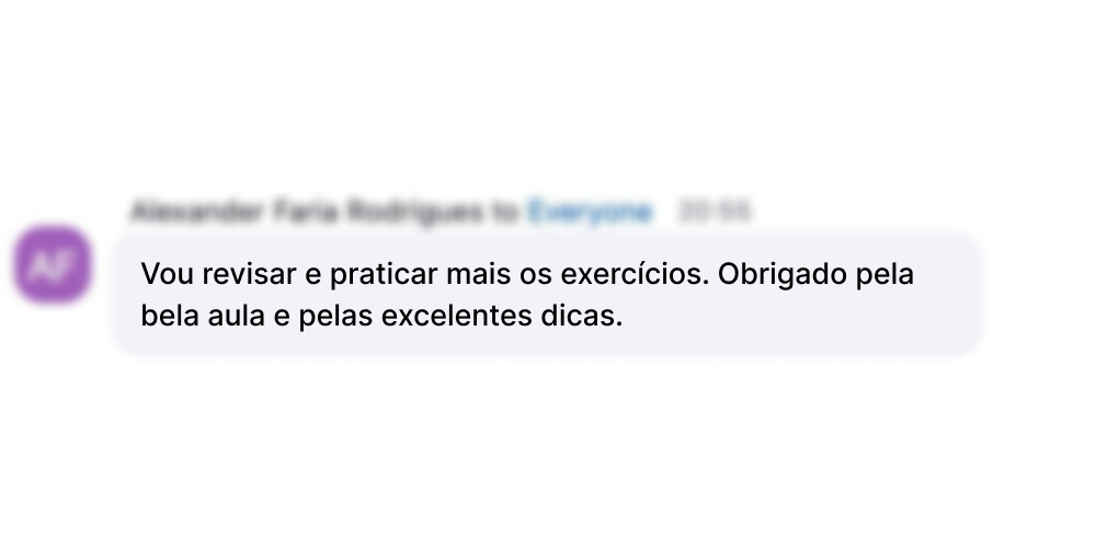 Depoimento de participante dos workshops de IA para Advogados da Trybe