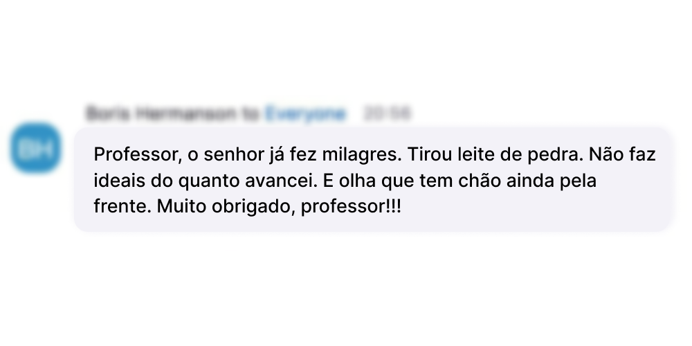 Depoimento de participante dos workshops de IA para Advogados da Trybe