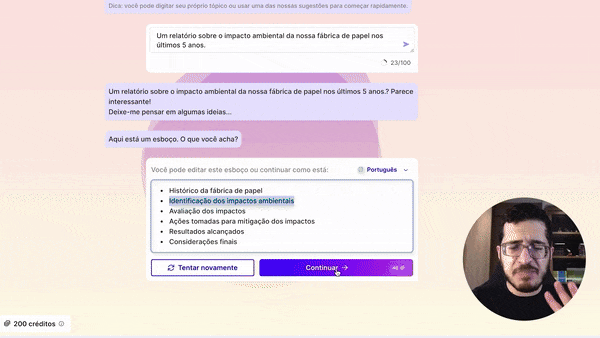 Biblioteca de gravações de workshops de IA